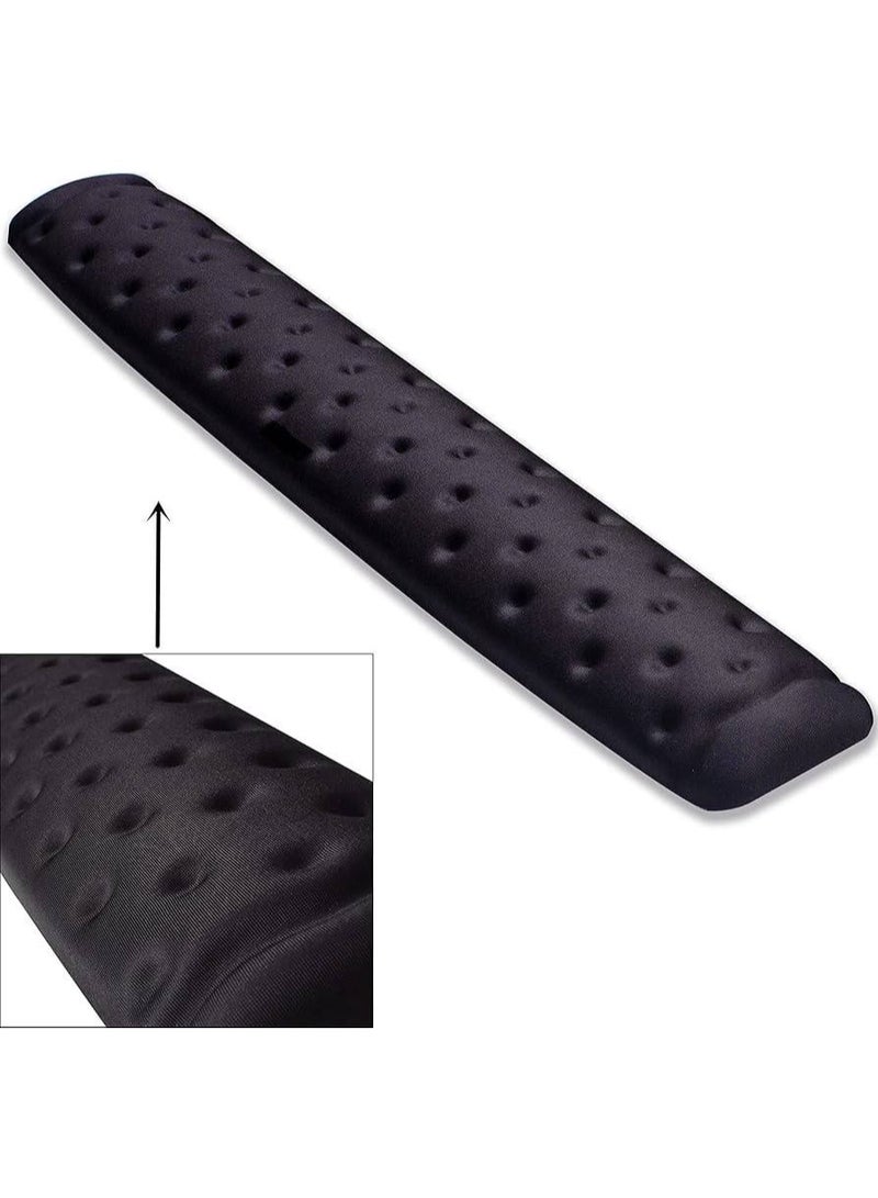 GX Keyboard Wrist Rest medical Pad for Easy Typing Pain Relief Keyboard Wrist Rest Memory Foam Wrist Rest for Office/Gaming/Computer/Laptop Wrist Rest Pad Support Gaming (Black), - Image 2