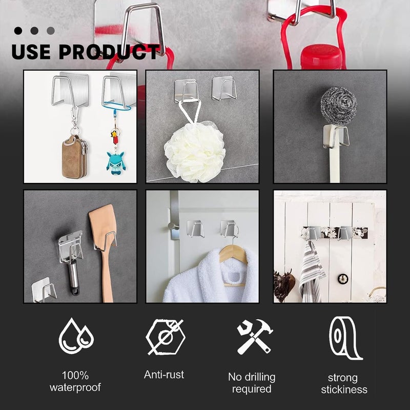 strrng 2 Pcs Stainless Sponge Holder,Sponge Holder for Kitchen Sink,Sink sponge holder,Sinks Caddy with Quick Drying Rack,for Kitchen Bathroom Storage. - Image 4
