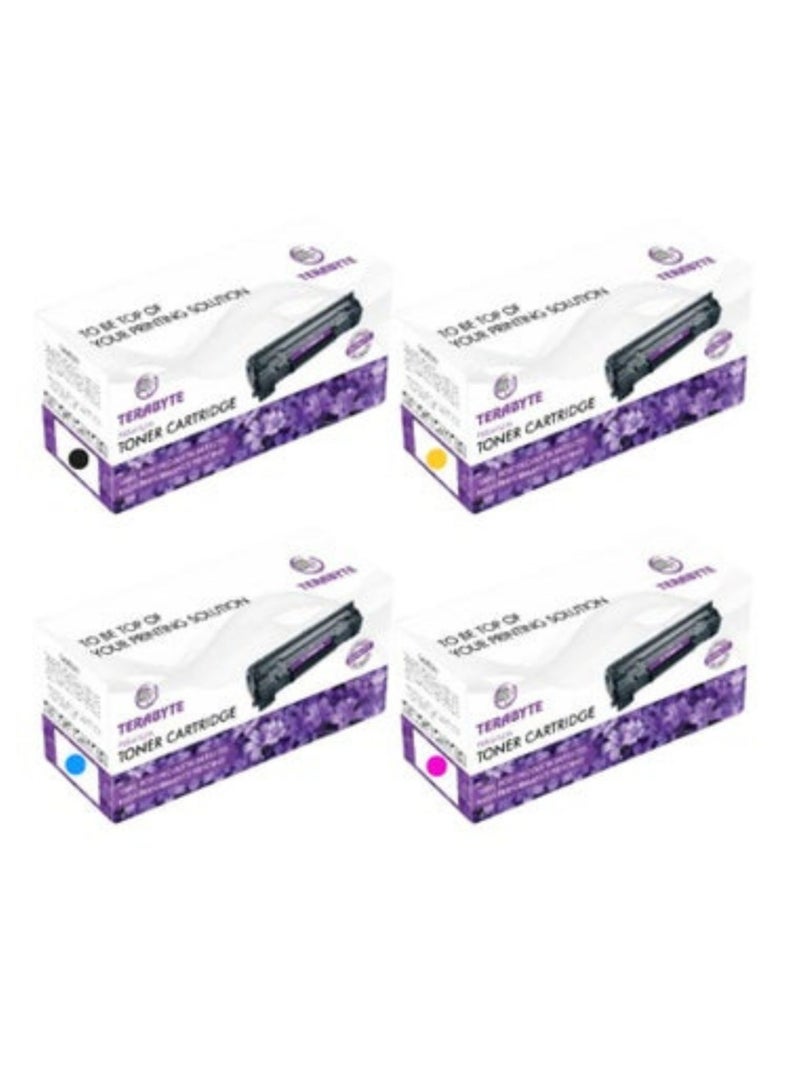 Terabyte 4-Color TN273 compatible Toner Cartridge Set for MFC-L3750CDW DCP-L3510CDW DCP-L3551CDW HL-L3210CW and HL-L3270CDW Printers - Image 1