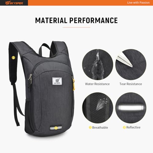 SKYSPER Small Daypack 10L/15L/20L Hiking Backpack Packable Lightweight Travel Day Pack for Women Men - Image 4