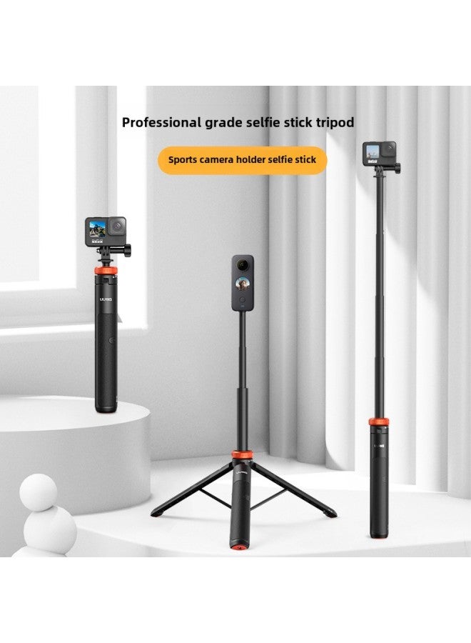 UURIG TP-03 Action Camera Selfie Stick For Gopro/action/insta360 Extension Tripod-Color:Tripod  - Image 2