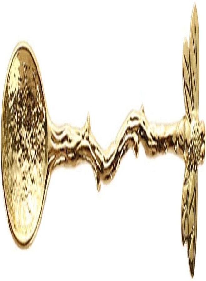 Jinshining Gold Retro Dragonfly Coffee Spoons Teaspoon Stainless Steel Tableware Creative Sugar Stir Bar Spoons Stirring,Long Handle Spoon,Dessert Spoons, Cake Spoon,Kitchen Gadget Des - Image 2