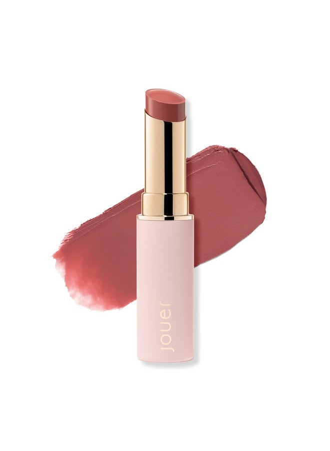 جوير بلسم الشفاه بوش ديمي مات ليب سينشواليتي - بلسم الشفاه الملون - لون الشفاه المرطب يدوم طويلاً - لون الشفاه غير اللامع - تركيبة زيت بذور الجوجوبا وزبدة الشيا - Image 1