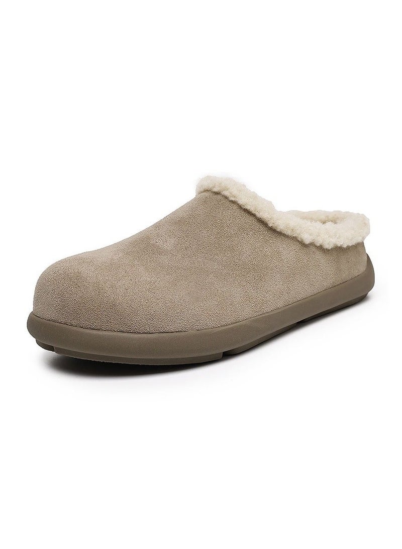 UGG Women’s Round Toe Winter Slippers – Suede with Fur | Cozy - Image 5