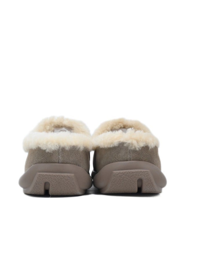 UGG Women’s Round Toe Winter Slippers – Suede with Fur | Cozy - Image 3