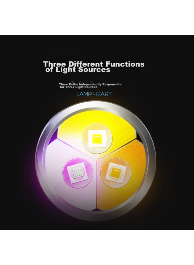 SHENYU Jade Flashlight, High-Intensity Light For Jade Inspection, 365Nm Uv Light, Three-Color Light Source For Amber And Jewelry Detection - Image 5