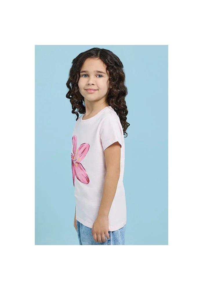 R&b Printed T-Shirt with Crew Neck and Short Sleeves