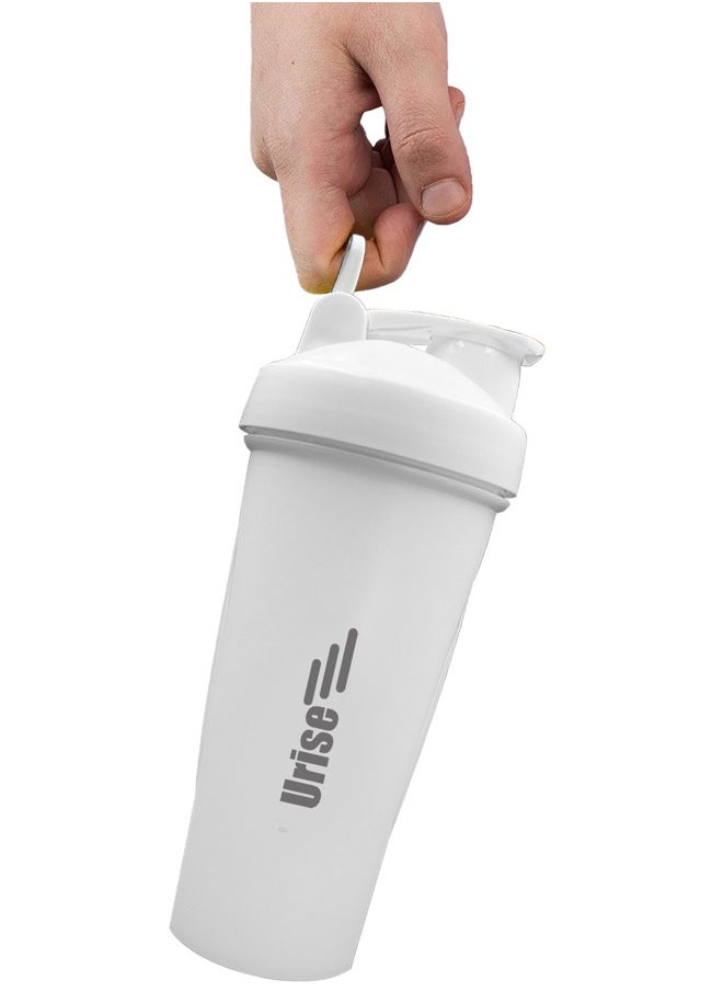 Urise Protein Shaker Bottle Blender Leakproof Cup for Shakes with a Metal Mixer Perfect for Mixing Supplements 600 ml  - Image 3