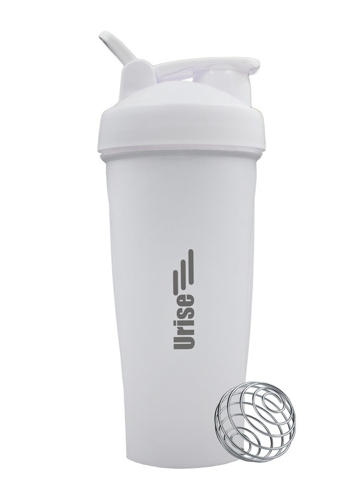 Urise Protein Shaker Bottle Blender Leakproof Cup for Shakes with a Metal Mixer Perfect for Mixing Supplements 600 ml  - Image 4