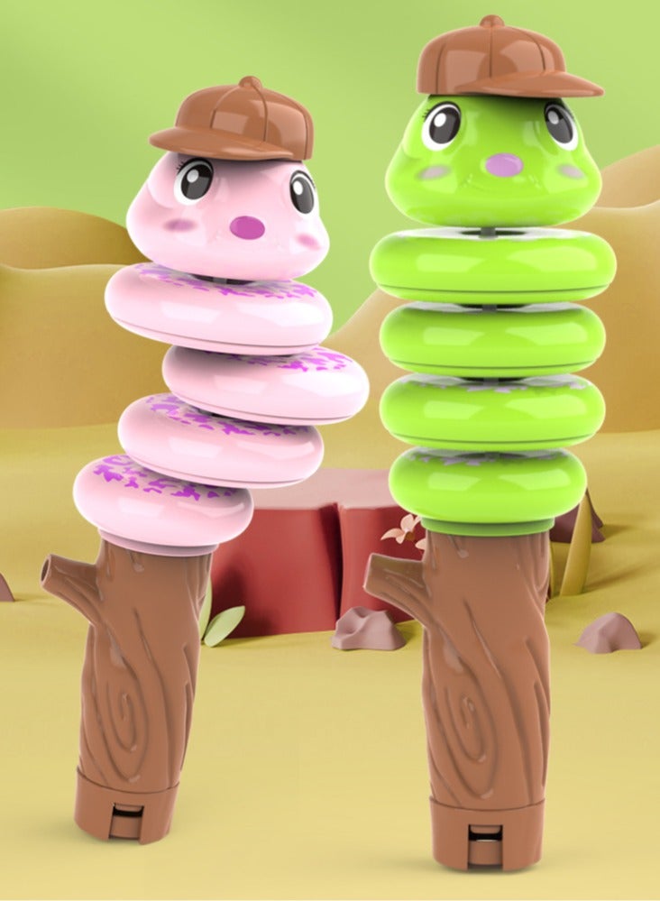 Whistle Snake Toy,Funny Whistle,Cartoon Animal Shaped Snake Torsion Balance Toy (pack of 2) - Image 1