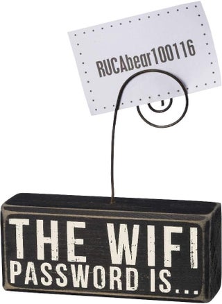 Primitives by Kathy 37176 Wood Photo Holder Block, The WIFI Password Is - pzsku/ZCE5AA0B361375D6C0C7BZ/45/_/1693218771/0c7b5253-c8f7-46a5-a816-47089d498560