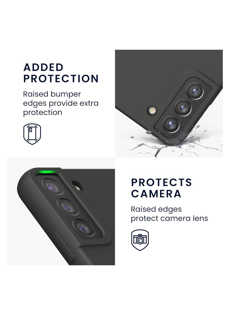 Raxoom Silicone Protective Case Cover designed for Samsung Galaxy S22 Plus Soft Liquid Rubber Gel Matte Finish - Image 3