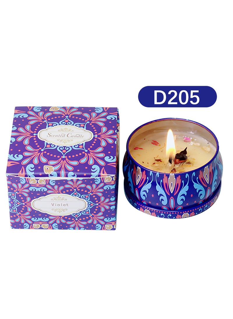 Scented Candles, Luxury Aromatherapy Candles with Dry Flowers, Natural Soy Wax Candle Gift Set for Home SPA Bathing Yoga Travel (Violets) - pzsku/ZCE5ACDF8DB746C67255CZ/45/_/1710310446/d04fe39d-1509-4cd1-84a0-ea70ff0702e8