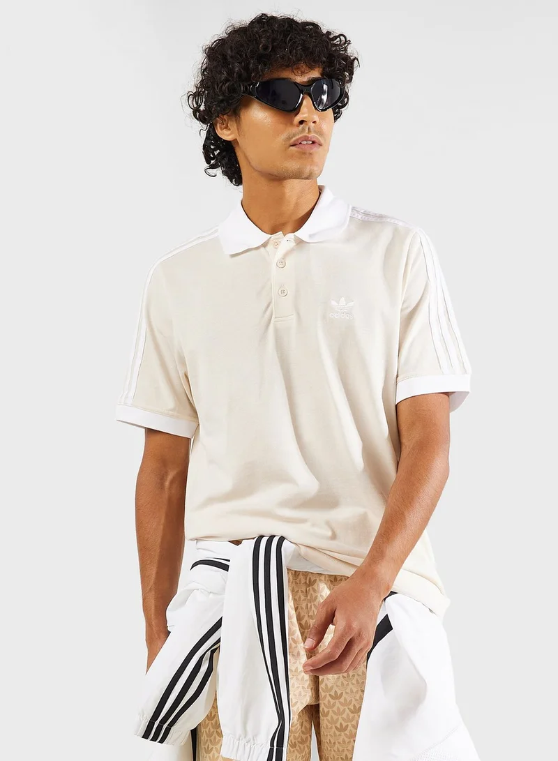 adidas Originals Adicolor Classic 3 Stripe Polo Shirt
