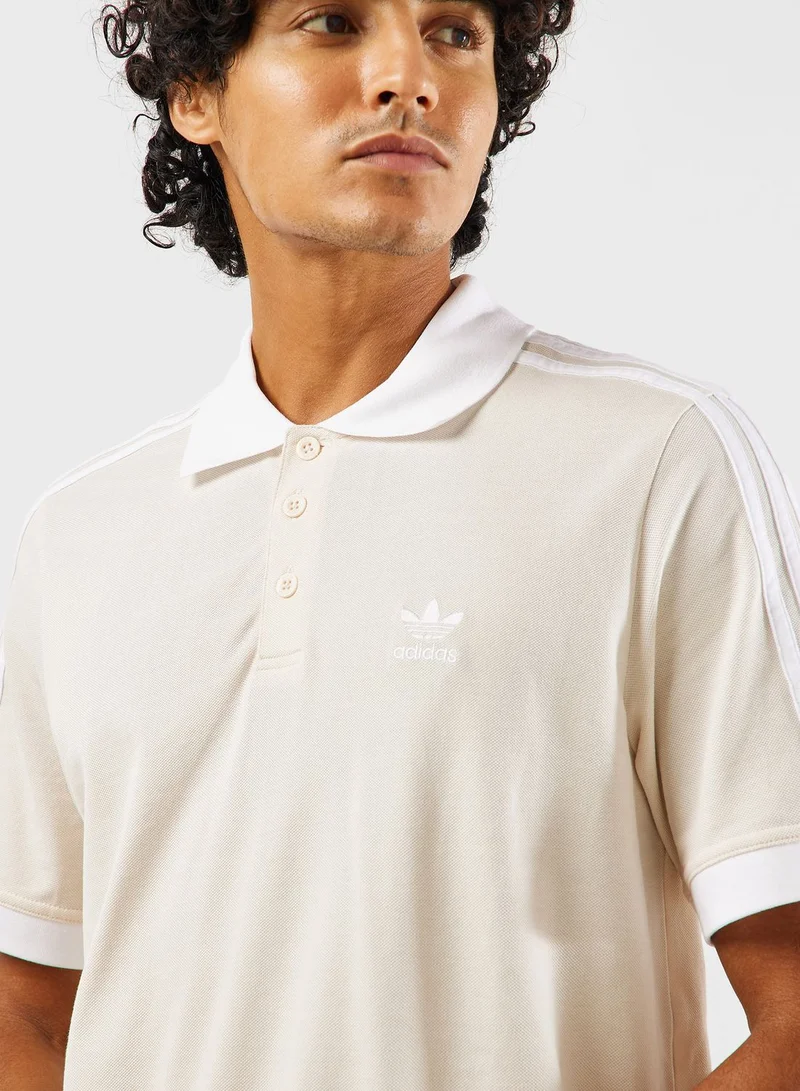 adidas Originals Adicolor Classic 3 Stripe Polo Shirt