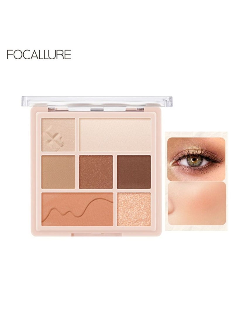 FOCALLURE Multi Face Make Palette All In 1-#1 Chocolate Waltz - Image 1
