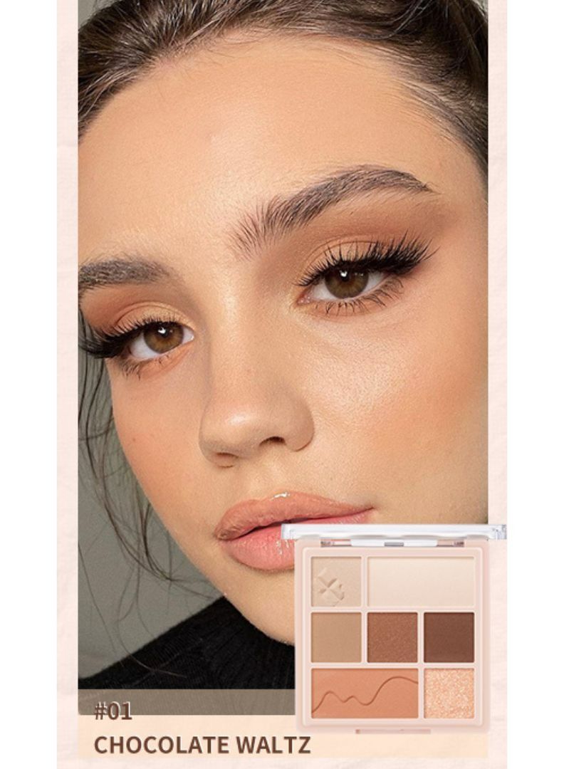 FOCALLURE Multi Face Make Palette All In 1-#1 Chocolate Waltz - Image 3