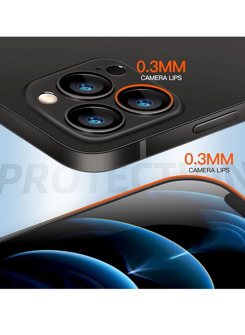 Compatible with iPhone 15 Pro Slim Case, Paper-Thin Matte Finish Skin Back Case [Anti-Fingerprints& Non-Yellowing] Ultra Protective Cover with Camera Protection - Image 3