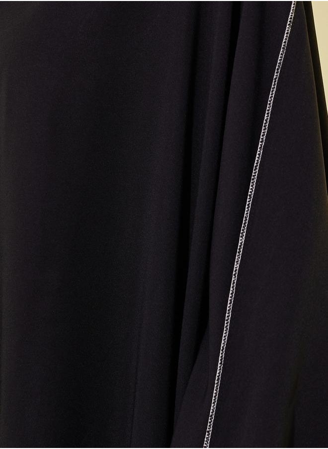 Take Two Contrast Stitching Batwing Sleeve Detail Kimono  - Image 4