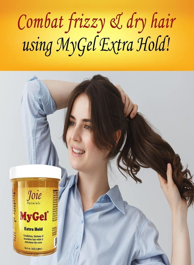 Joie Naturals MyGel Extra Hold - Hair Gel for Men & Women - Styling Gel for Curly Hair (16 Ounces) - Image 4
