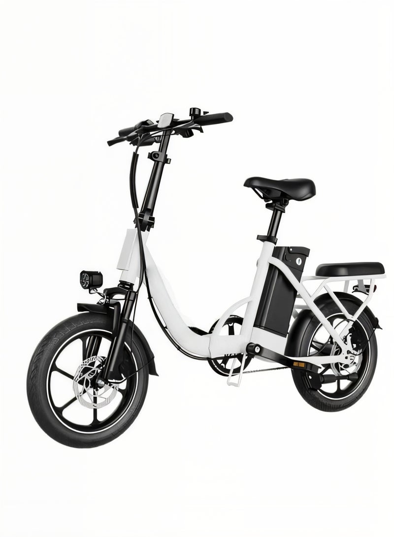 Windhorse Folding Electric Bike W2A with 350W High Speed Motor| 36V 8AH Battery 40 KM/H Speed|35 KM Range| Dual Disk Brake| Carbon Alloy Frame and 16 Inches Tires - Image 1