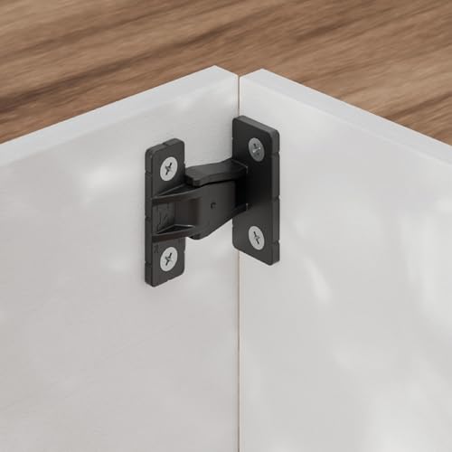 Hafele Keku Push-On Fitting Set - Bracket Connectors for False Front Panels, Cabinet Drawers, & Furniture (Screws Not Included) - Image 3