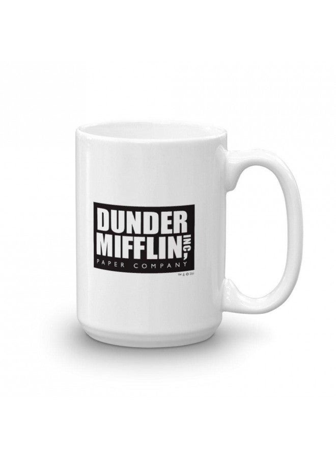 NBC The Office World's Best Boss Dunder Mifflin Ceramic Mug, White 11 oz - Official Michael Scott Mug As Seen On The Office - Image 1