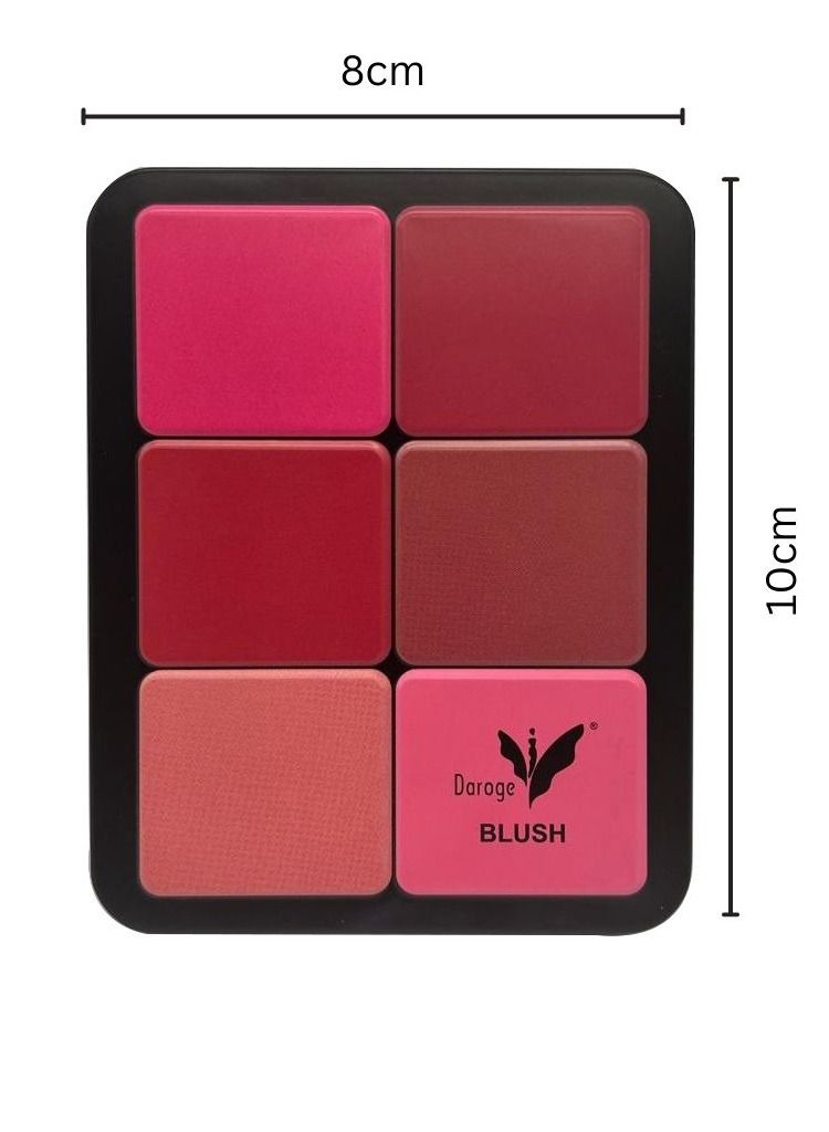 داروجي لوحة أحمر الخدود الكريمية ذات 12 لونًا فريدًا من نوع Ultra HD غير مرئية ، 0.84 أونصة - Image 3