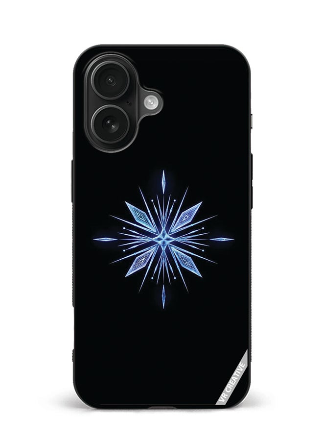 VR CREATIVE Protective Case Cover For Apple iPhone 16 Blue Stars Design Multicolour