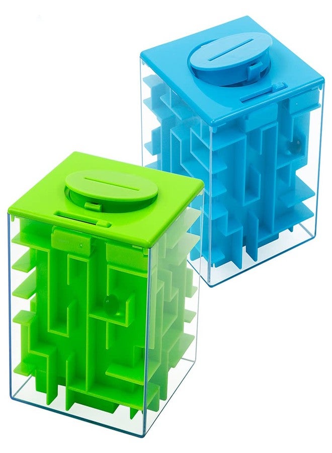 ThinkMax Money Maze Puzzle Box for Kids and Adults, Perfect Money Holder Maze Puzzle Gift Box (2 Pack) - Image 1