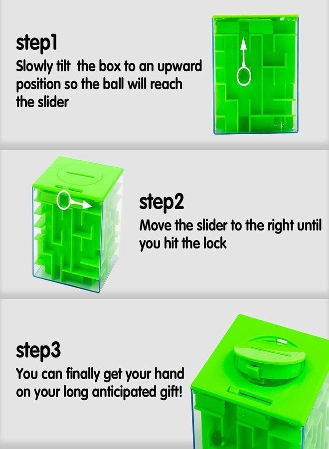 ThinkMax Money Maze Puzzle Box for Kids and Adults, Perfect Money Holder Maze Puzzle Gift Box (2 Pack) - Image 3