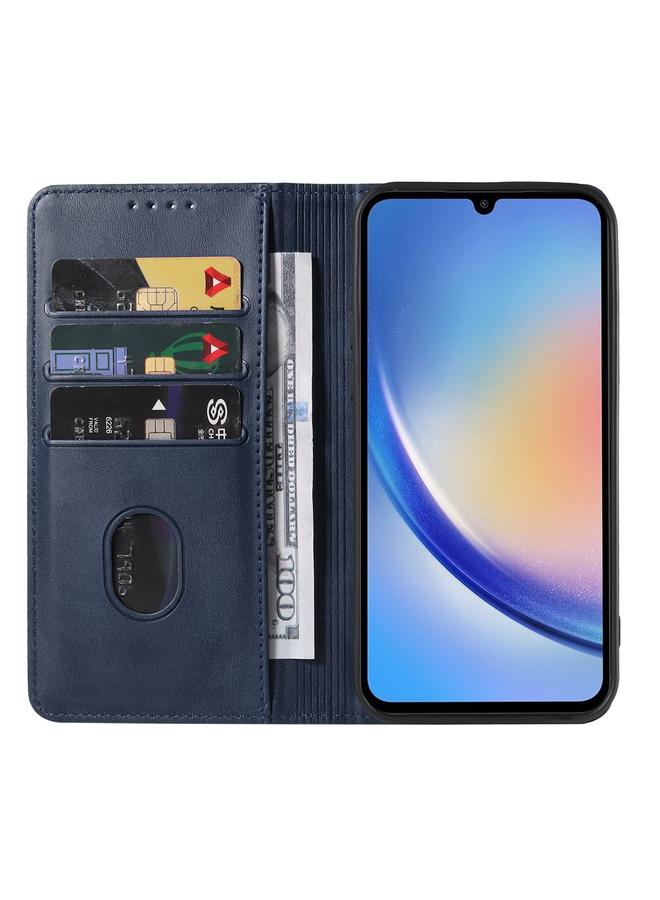 اس-توب جراب لهاتف Samsung Galaxy A34 5G، جراب هاتف جلدي بإغلاق مغناطيسي - Image 3