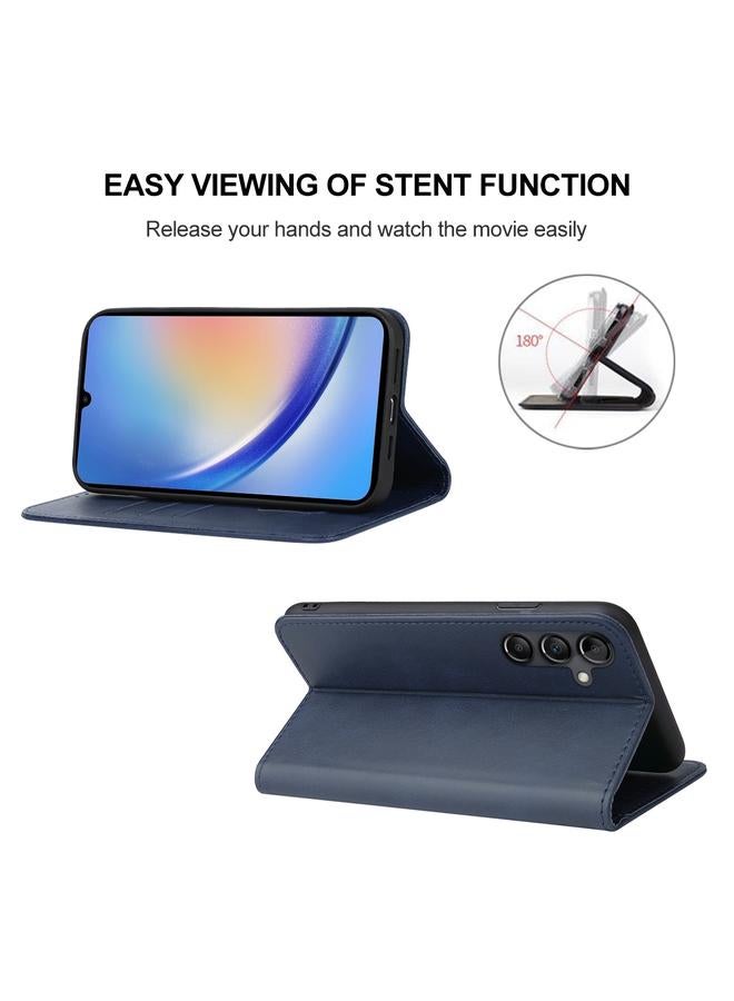 اس-توب جراب لهاتف Samsung Galaxy A34 5G، جراب هاتف جلدي بإغلاق مغناطيسي - Image 4