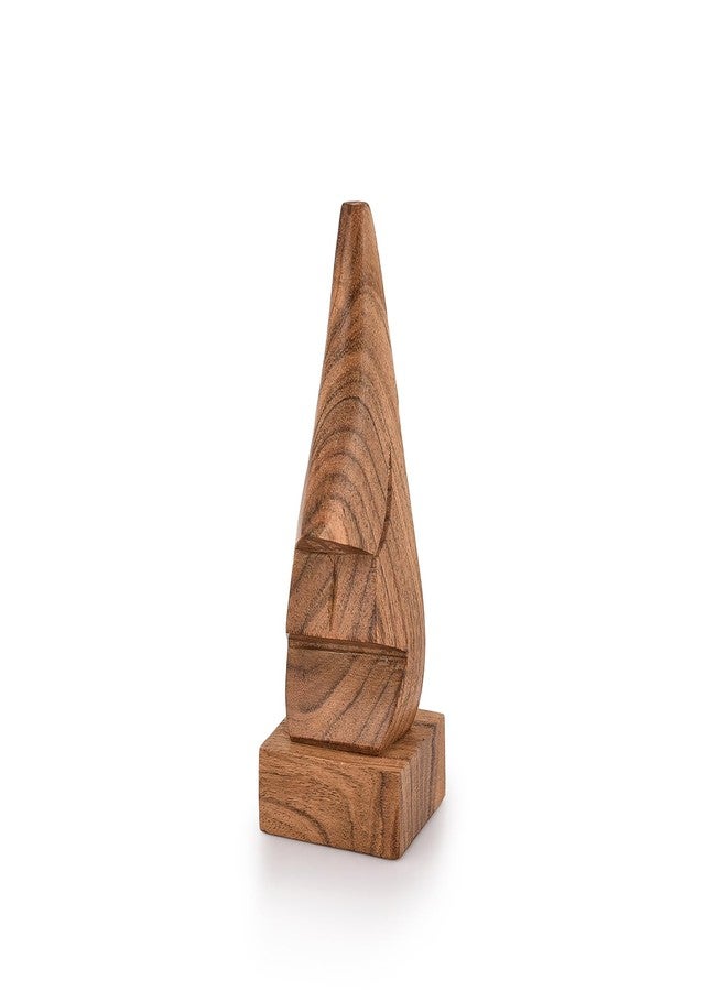 NIRMAN Display Stand Wooden Nose Shaped Eyeglass Holder/Spectacle Display Stand-Unique Desktop Accessory and Gifts Home Décor (2" x 2" x 6") - Image 1