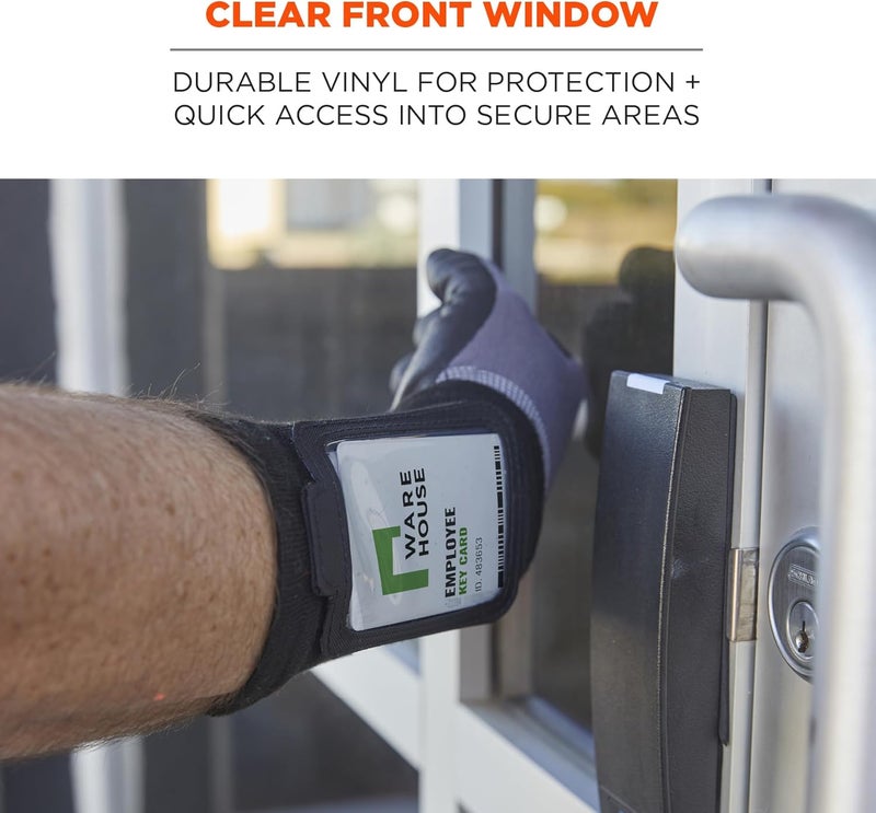 Ergodyne Squids 3388 Wrist Id Badge Holder Small Storage Pocket - Image 3