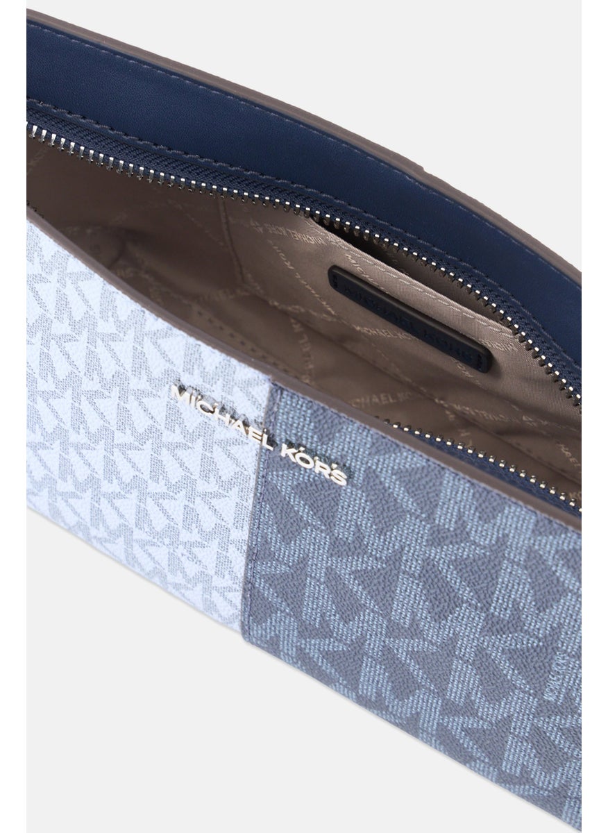 Michael Kors Women Brand Logo Cross Body Bag  14 H x 26,5 L x 8, 5 W cm, Blue/Navy  - Image 4