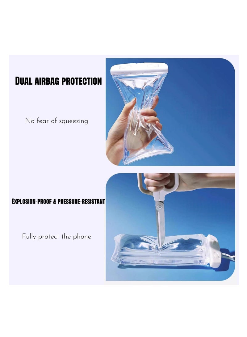 NOVOLAN Marine Dry Bags, Multifunctional Waterproof Dry Bag Backpack with Floating Roll Top Closure, 20L Capacity 60x24cm for Kayaking, Beach, Rafting, Boating, Hiking, Includes Waterproof Phone Case - Image 5