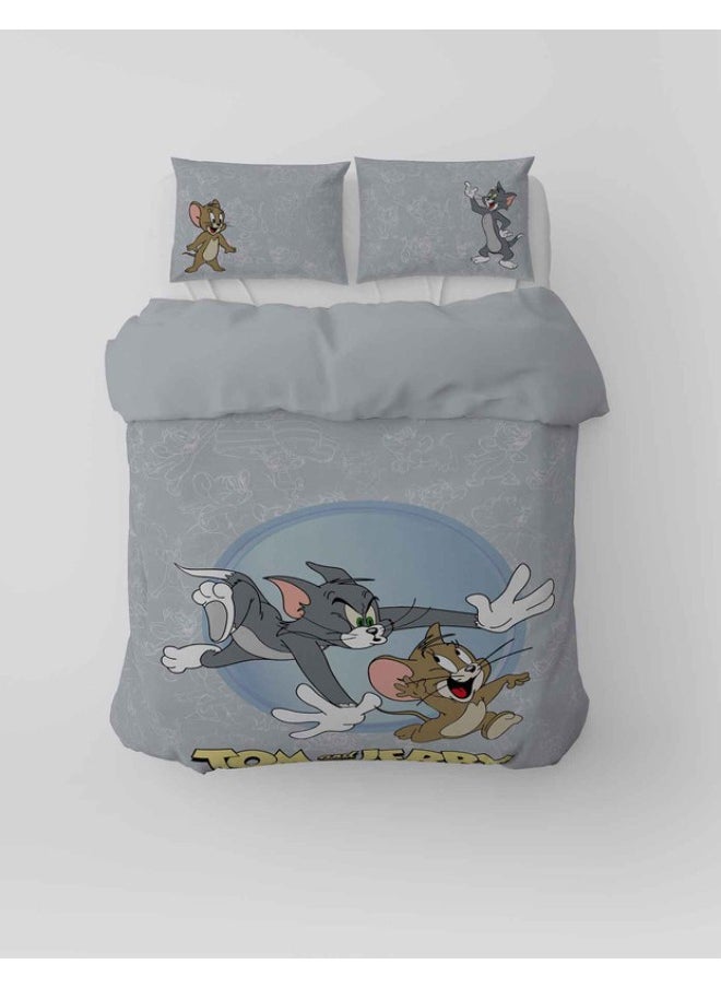 SHATTA Printed Comforter Set Single Size 220x 180 cm -Multicolour  - Image 2