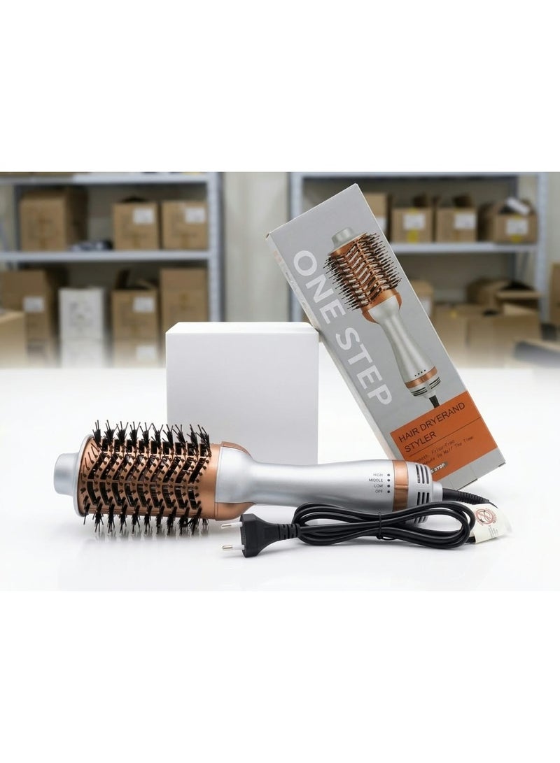 One Step Hair Dryer and Styler - 2-in-1 Electric Hot Air Brush for Frizz-Free Styling - Image 4