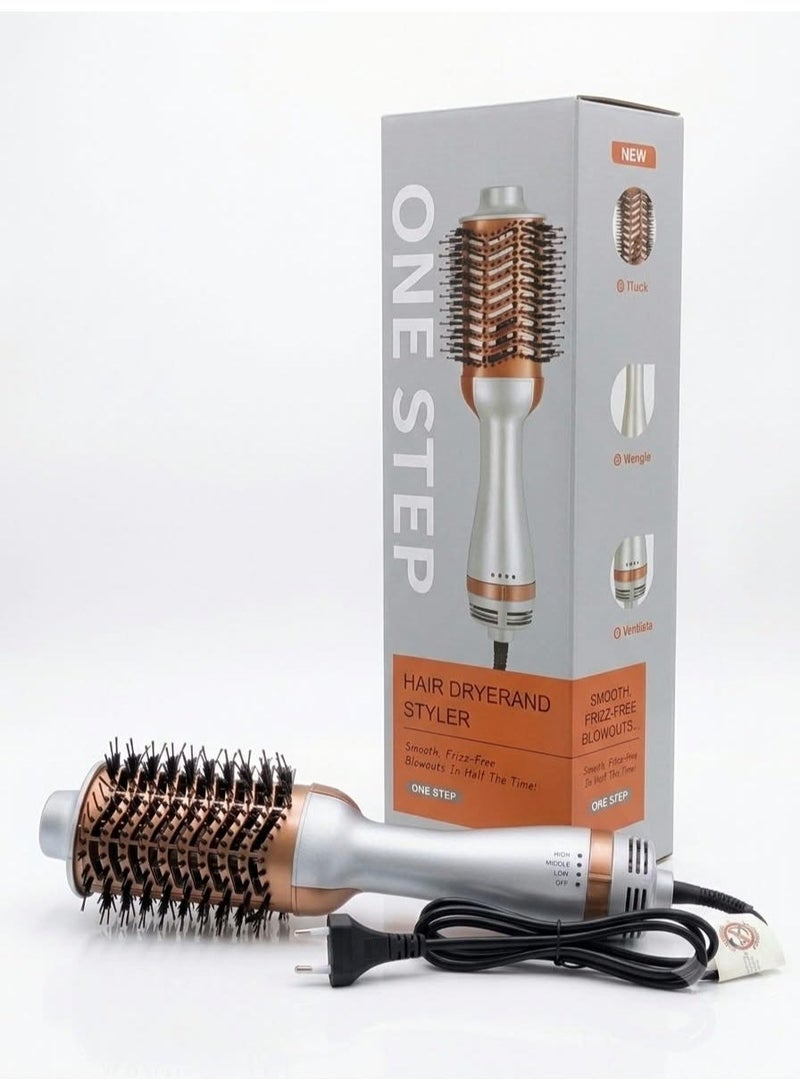 One Step Hair Dryer and Styler - 2-in-1 Electric Hot Air Brush for Frizz-Free Styling - Image 1