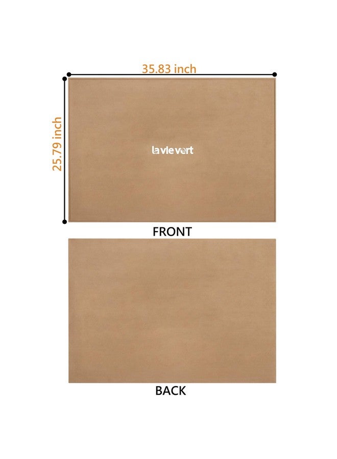 Lavievert لوحة ألغاز خشبية محمولة لتخزين الألغاز، سطح غير قابل للانزلاق، تناسب حتى 1500 قطعة، كاكي - Image 3
