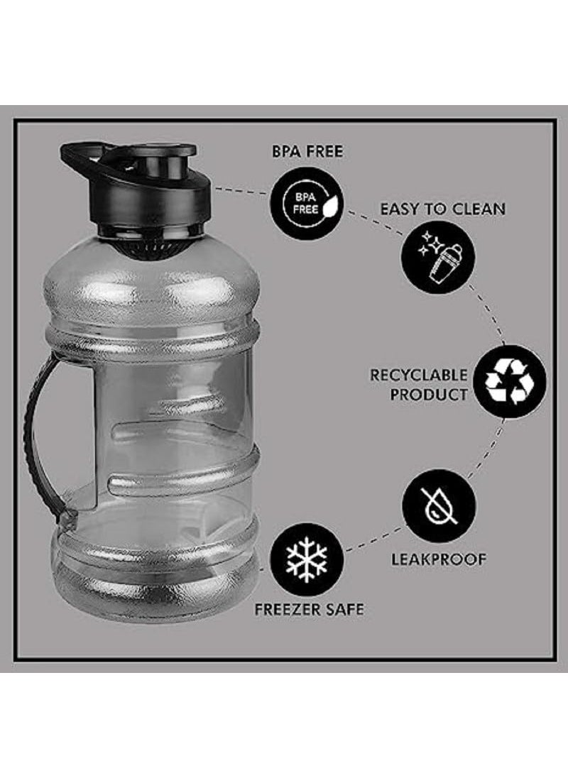 ZYRO Zyro Gym Gallon Water Bottle 15L Protein Shaker Bottle with Blender Ball BPAFree Sports Sipper for Gym BCAA Fitness Hydration  - Image 4