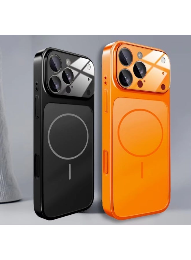 Magnetic Hard Case for iPhone 16 pro max Convertor Case, Full Glass Camera Lens Protector, Support Wireless Charging, Shockproof Cover for iPhone 16 Pro Max - Image 2