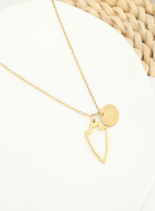 imani Necklace for Football Fans K&C Necklace Kansas City Inspired jewelry necklace (gold) - Image 2