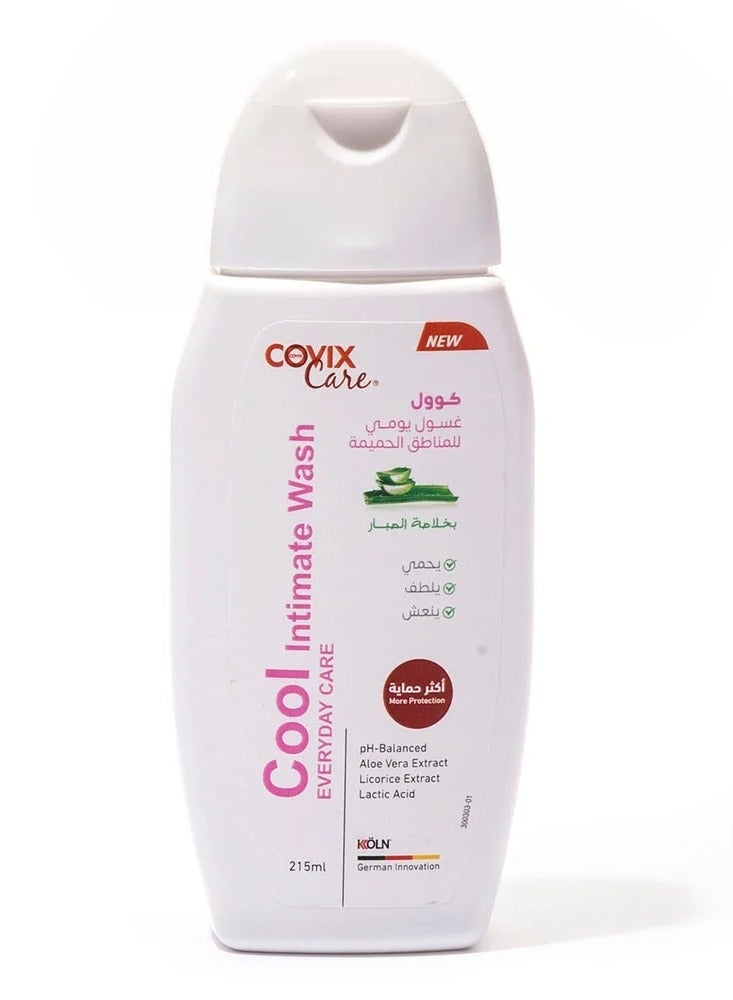 Covix Care Cool Daily Intimate Wash with Aloe Vera - 215 ml