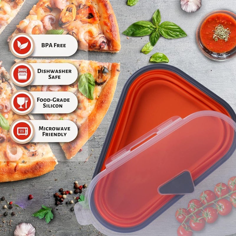 Jukmen Portable and Collapsible Silicone Container Store Food Waste Reduce Food Waste Smooth and Easy to Clean Prevent Slices from Sticking Safe Airtight Storage Durable and EcoFriendly - Image 2