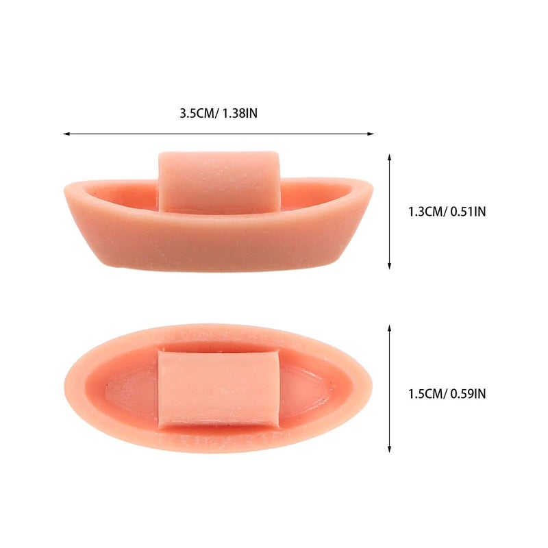 Resin Miniature Fishing Boat Figures 50pcs Small Sailing Model Home Office Ornament - Image 3