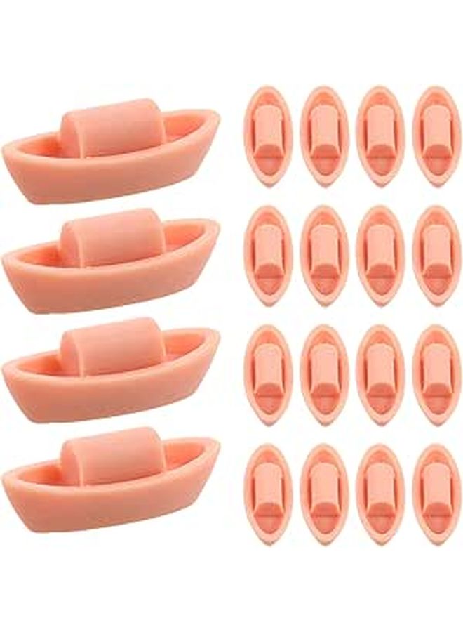 Resin Miniature Fishing Boat Figures 50pcs Small Sailing Model Home Office Ornament - Image 1