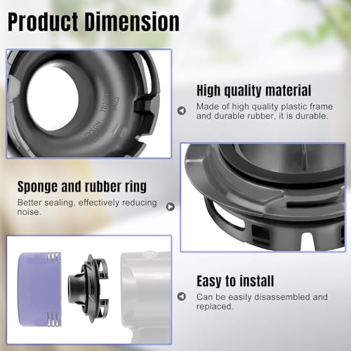 Chuancheng Motor Rear Cover Replacemnet for Dyson V7 V8 Vacuum Cleaner Accessories - Image 4