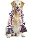 Bmag Dog Rope Toys for Aggressive Chewers Interactive Heavy Duty Dog Toys for Medium Large Dogs Tough Twisted Rope Toy with 5 Knots Red - Image 3